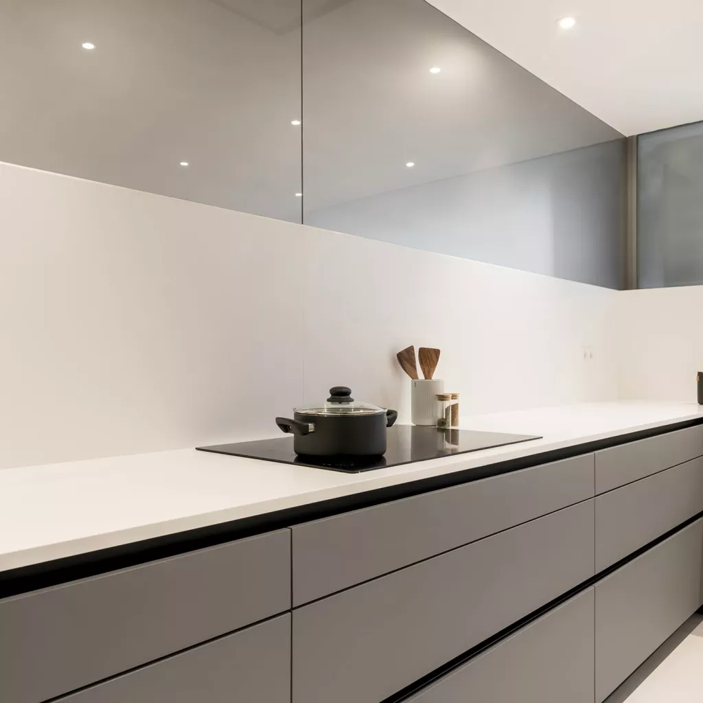 Cocina Santos Gris en L