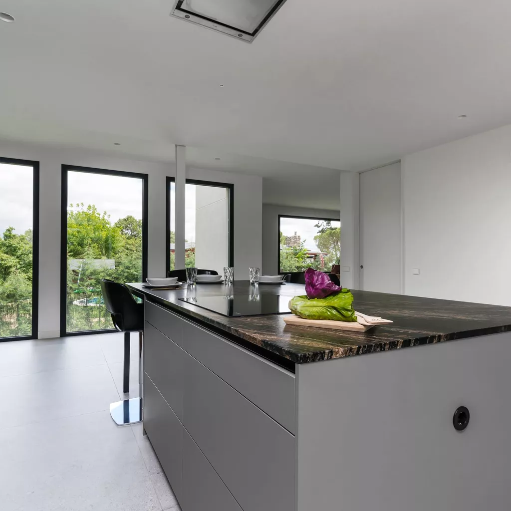 Encimera cocina moderna