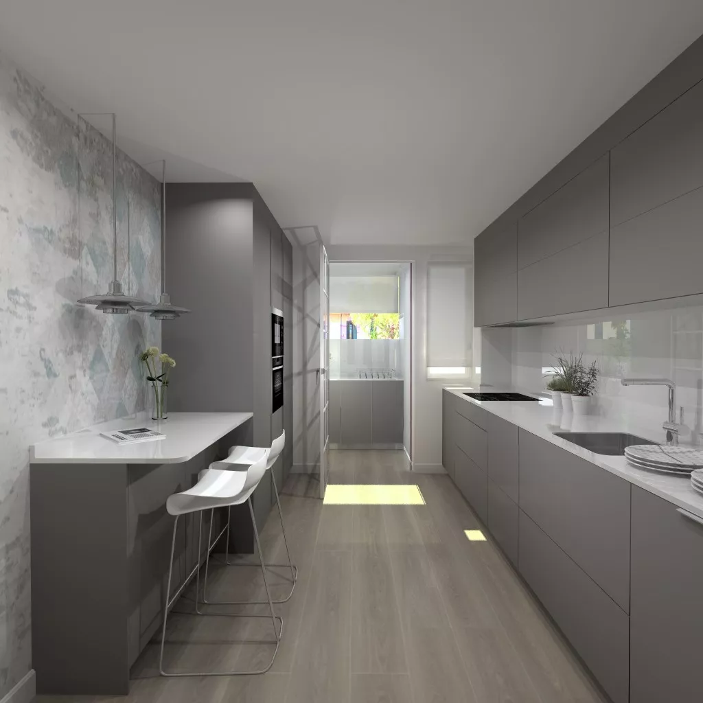 Una cocina única y moderna 