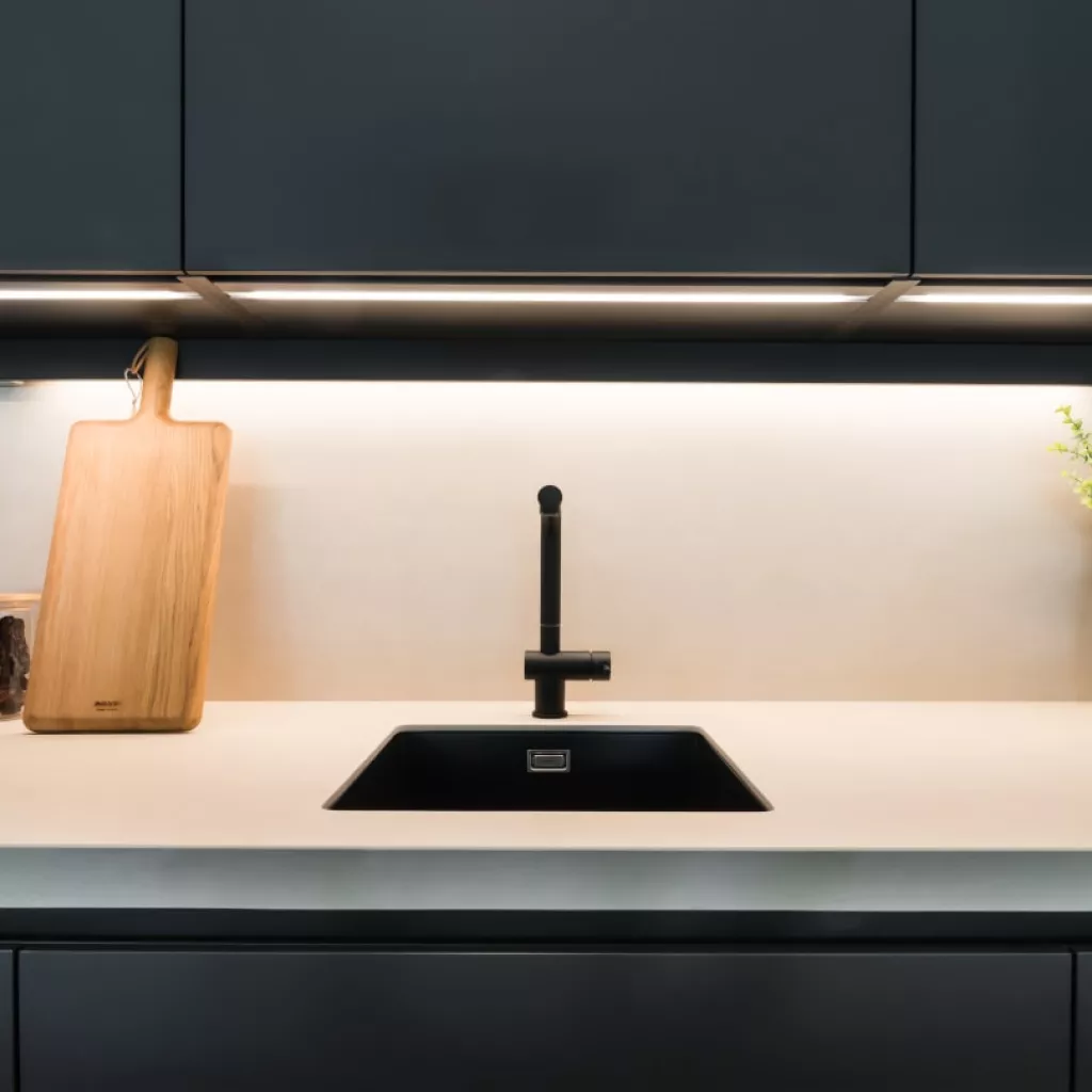 Fregadero y grifo Veravent