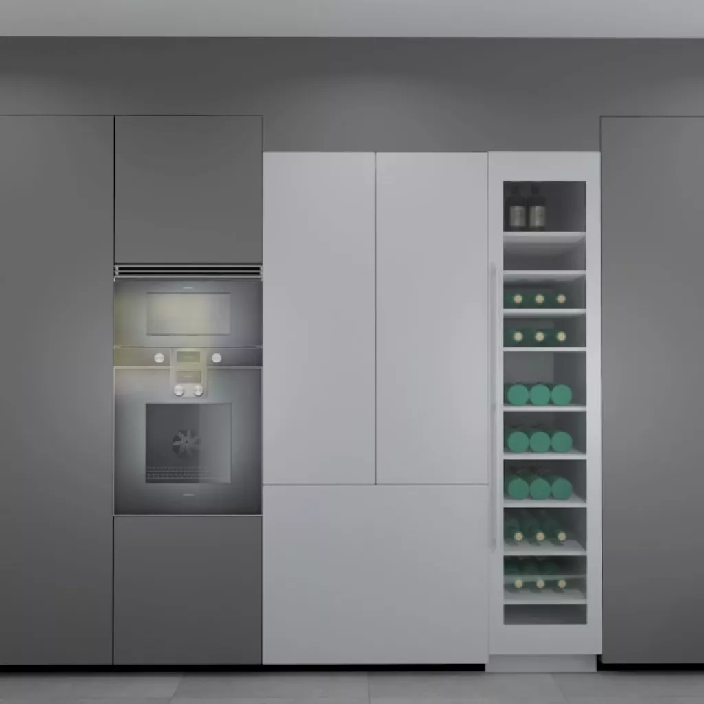 Frente columnas cocina