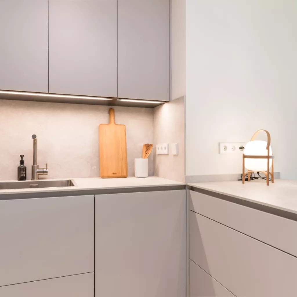 Frente zona aguas cocina Santos cashmere