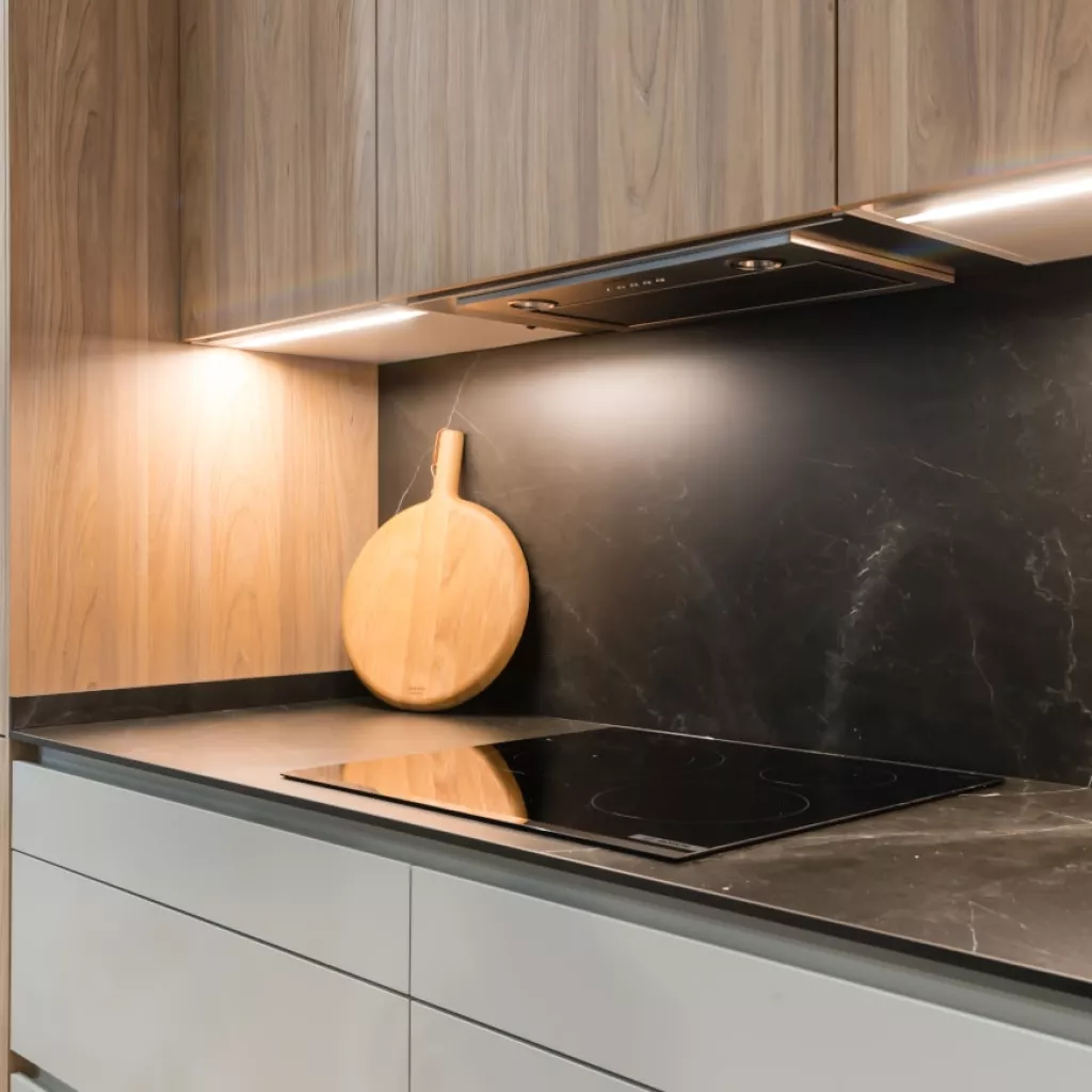 Frente zona cocción cocina Santos