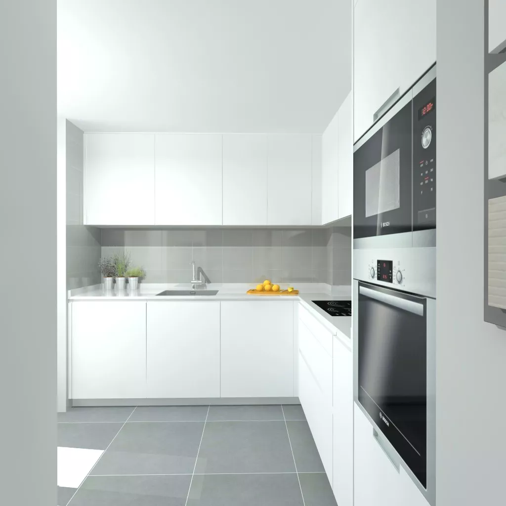 Boadilla del Monte | Cocina Santos | Modelo Line E | Encimera Silestone