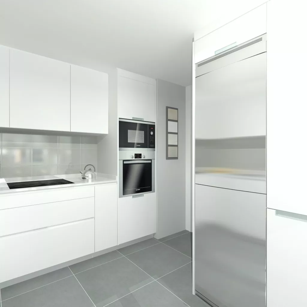 Boadilla del Monte | Cocina Santos | Modelo Line E | Encimera Silestone