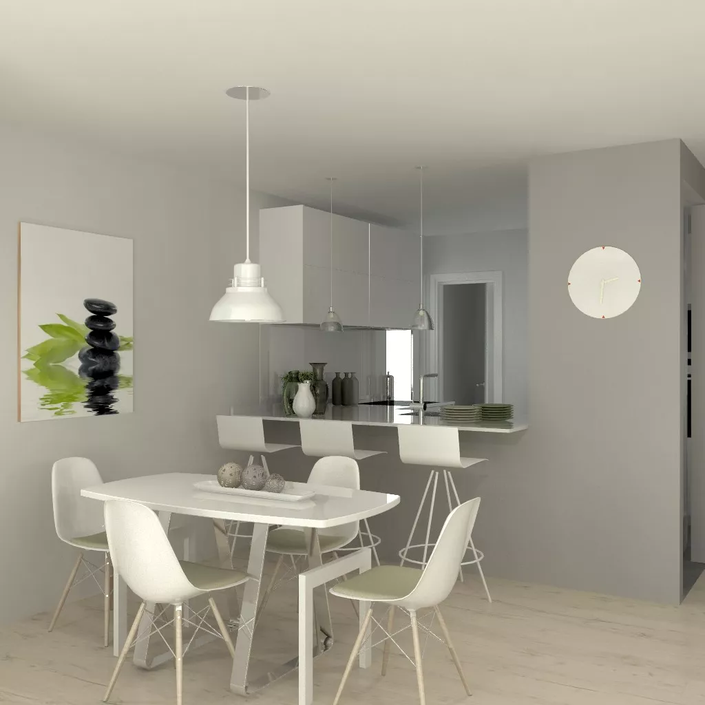 Madrid | Cocina Santos | Modelo Line | Encimera Silestone