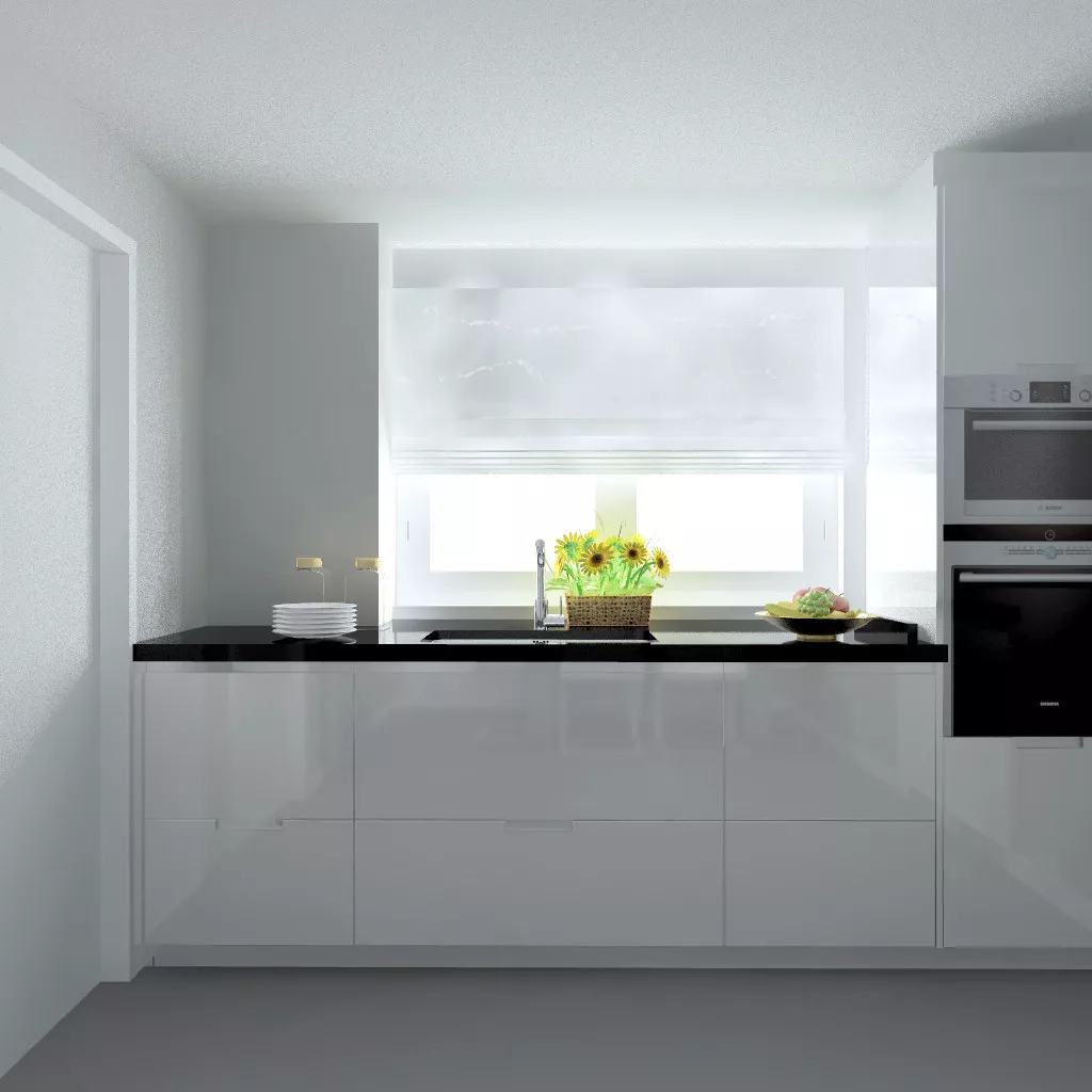 Madrid | Cocina Santos | Modelo Minos | Encimera Granito