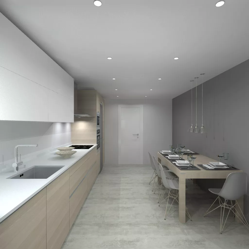 Madrid | Cocina Santos | Modelo Line E | Encimera Silestone