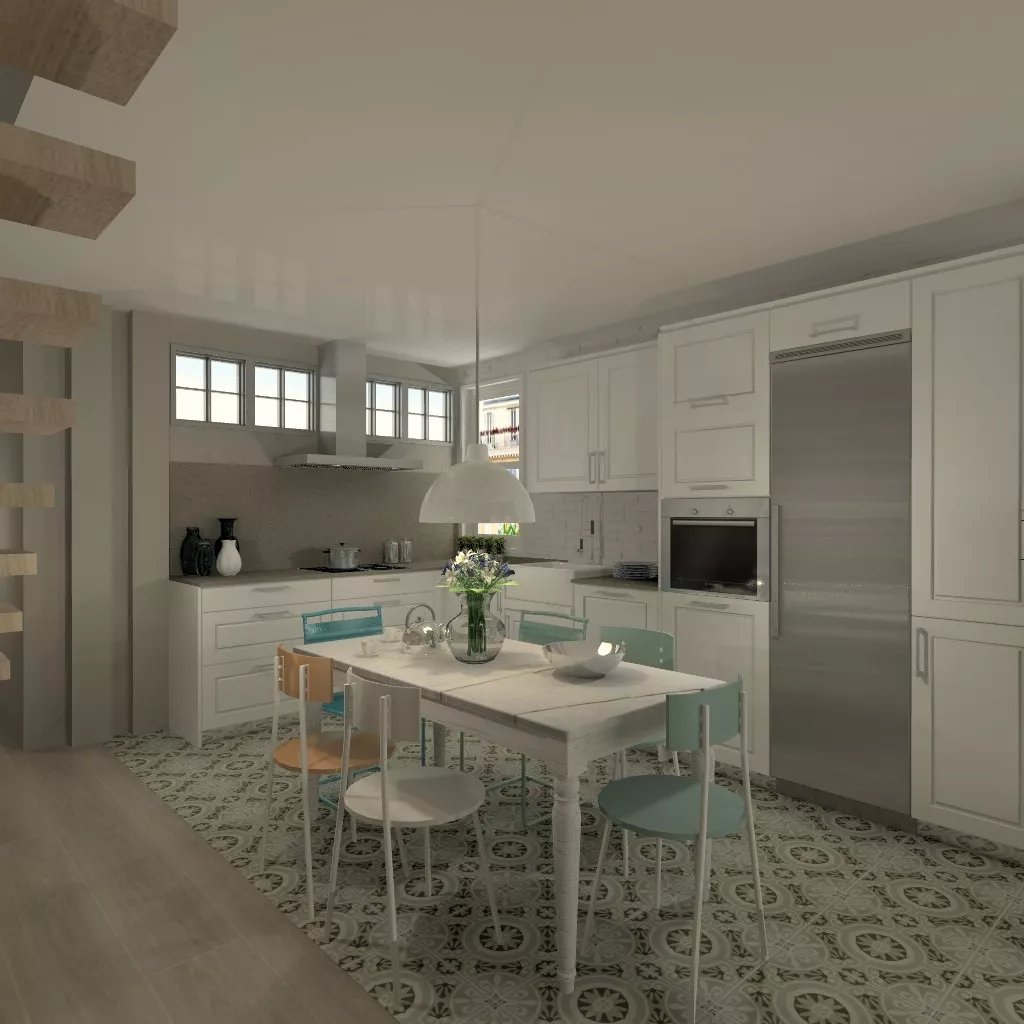 Aravaca | Cocinas Santos | Modelo Época | Encimera Silestone