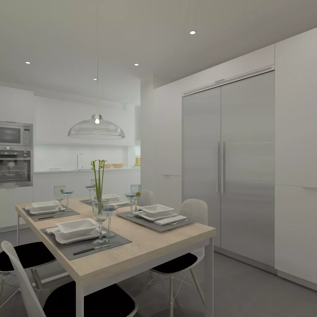 Madrid | Cocina Santos | Modelo Line E | Encimera Techlam