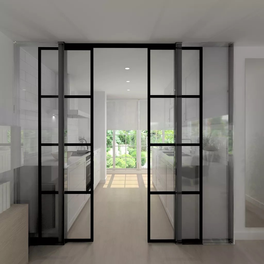 Cocina Santos | Modelo Epoca Laca Gris Nube | Encimera Compac Carrara