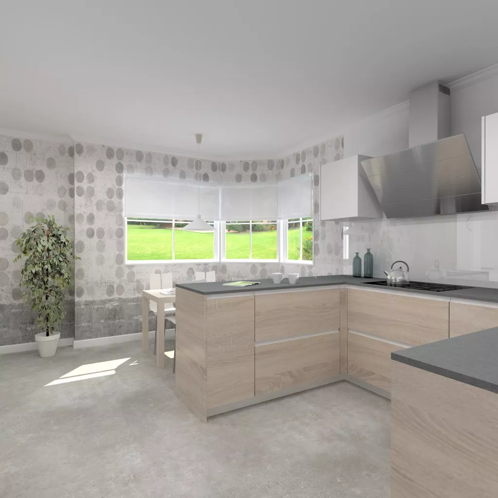 LINE-L LAMINADO BLANCO NIEVE Y ROBLE BARRICA