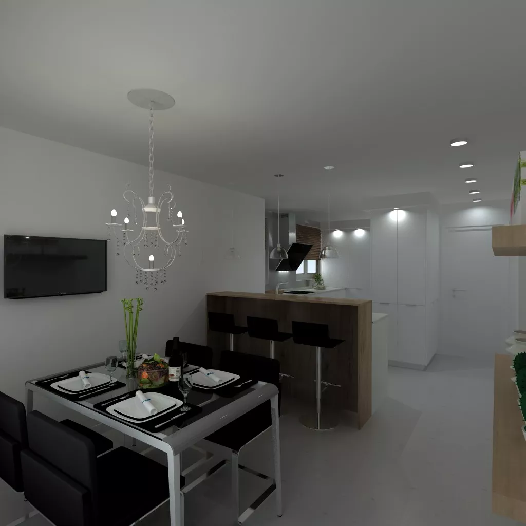 Madrid | Cocina Santos | Modelo Line E | Encimera Compac