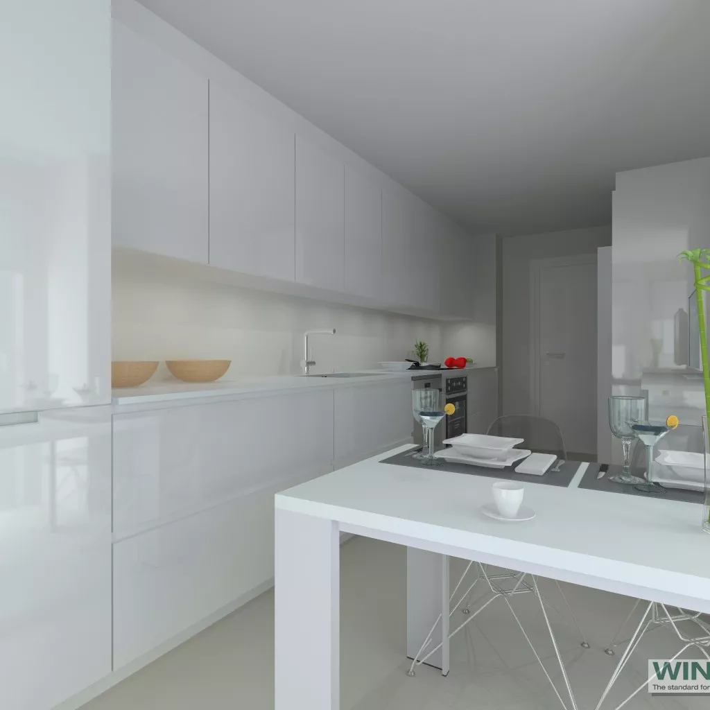 Madrid | Cocina Santos | Modelo Line E | Encimera Silestone