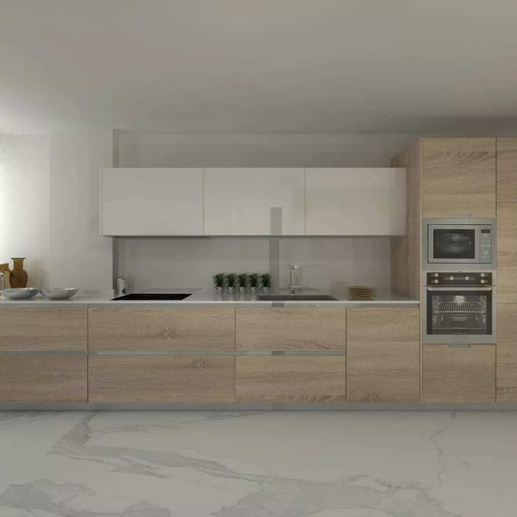 Madrid | Cocina Santos | Modelo Line E | Encimera Silestone