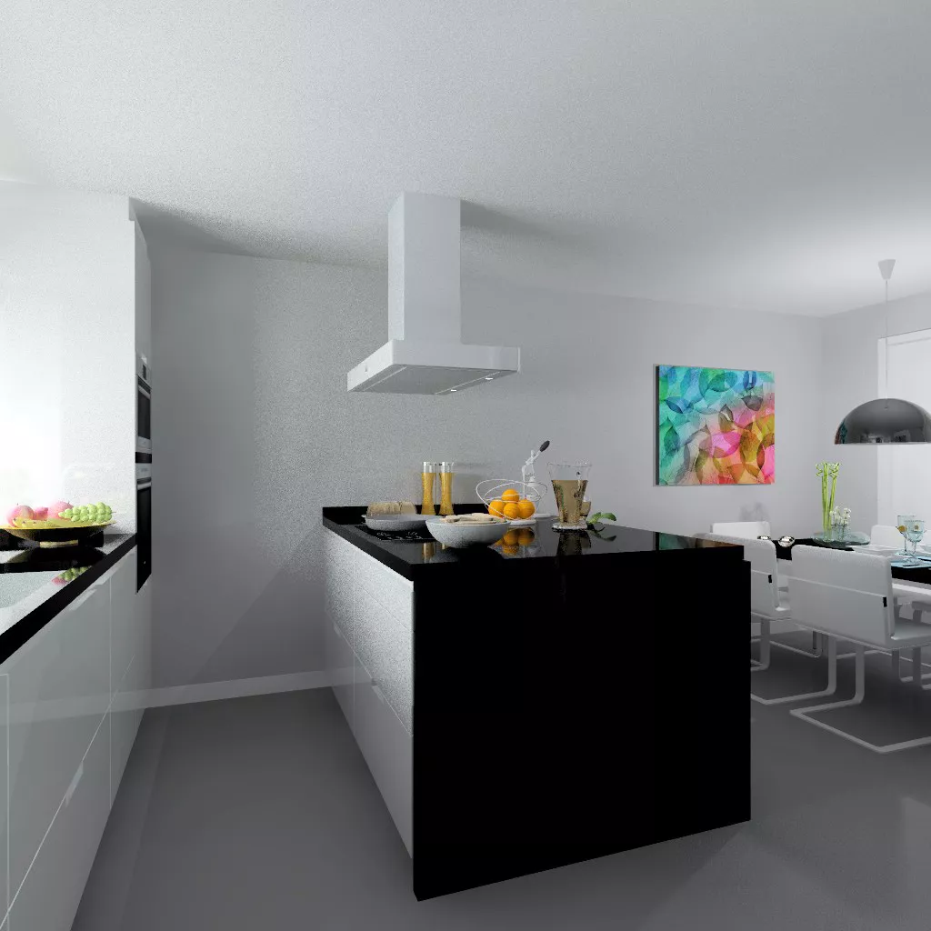 Madrid | Cocina Santos | Modelo Minos | Encimera Granito