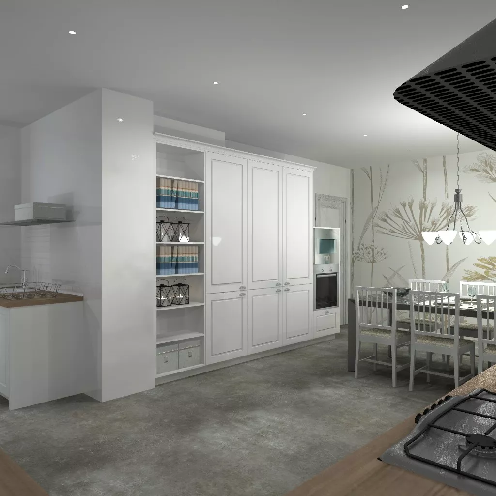 Madrid | Cocina Santos | Modelo Epoca | Encimera Madera