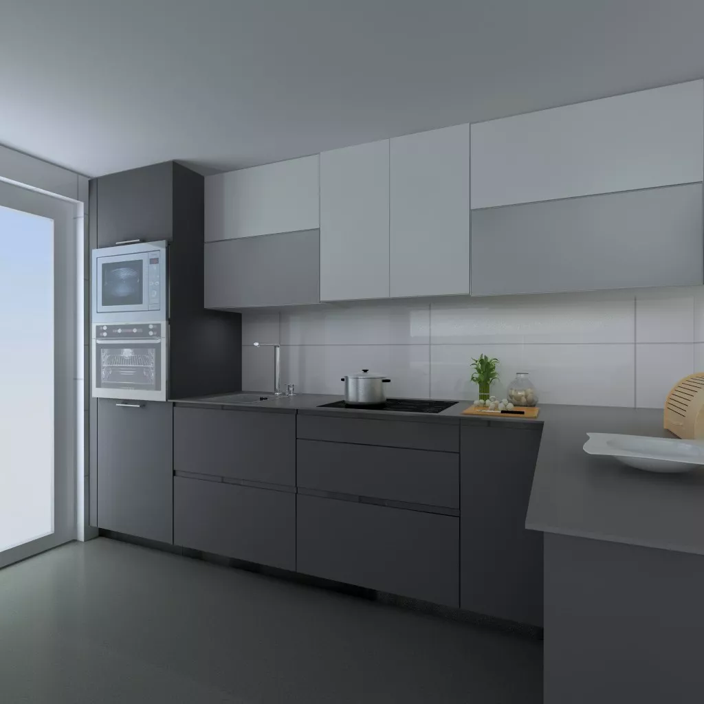 Madrid | Cocina Santos | Modelo Intra | Encimera Neolith