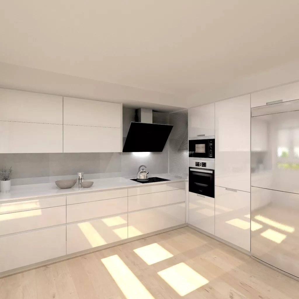 Una cocina luminosa y actual