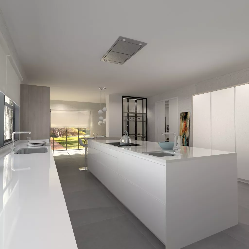 Una cocina de inspiración nórdica 