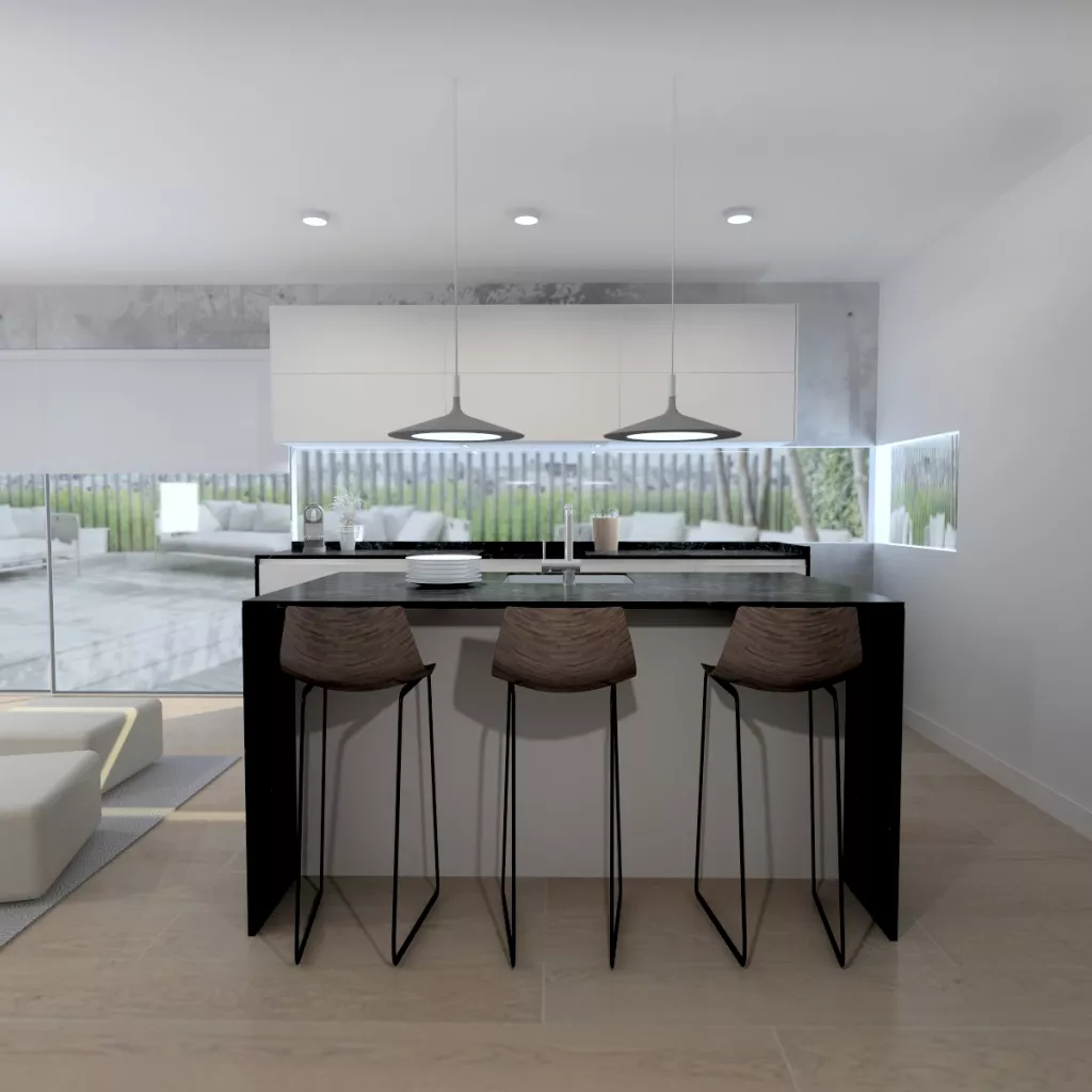 Cocina Santos en Color Blanco Innsbruck