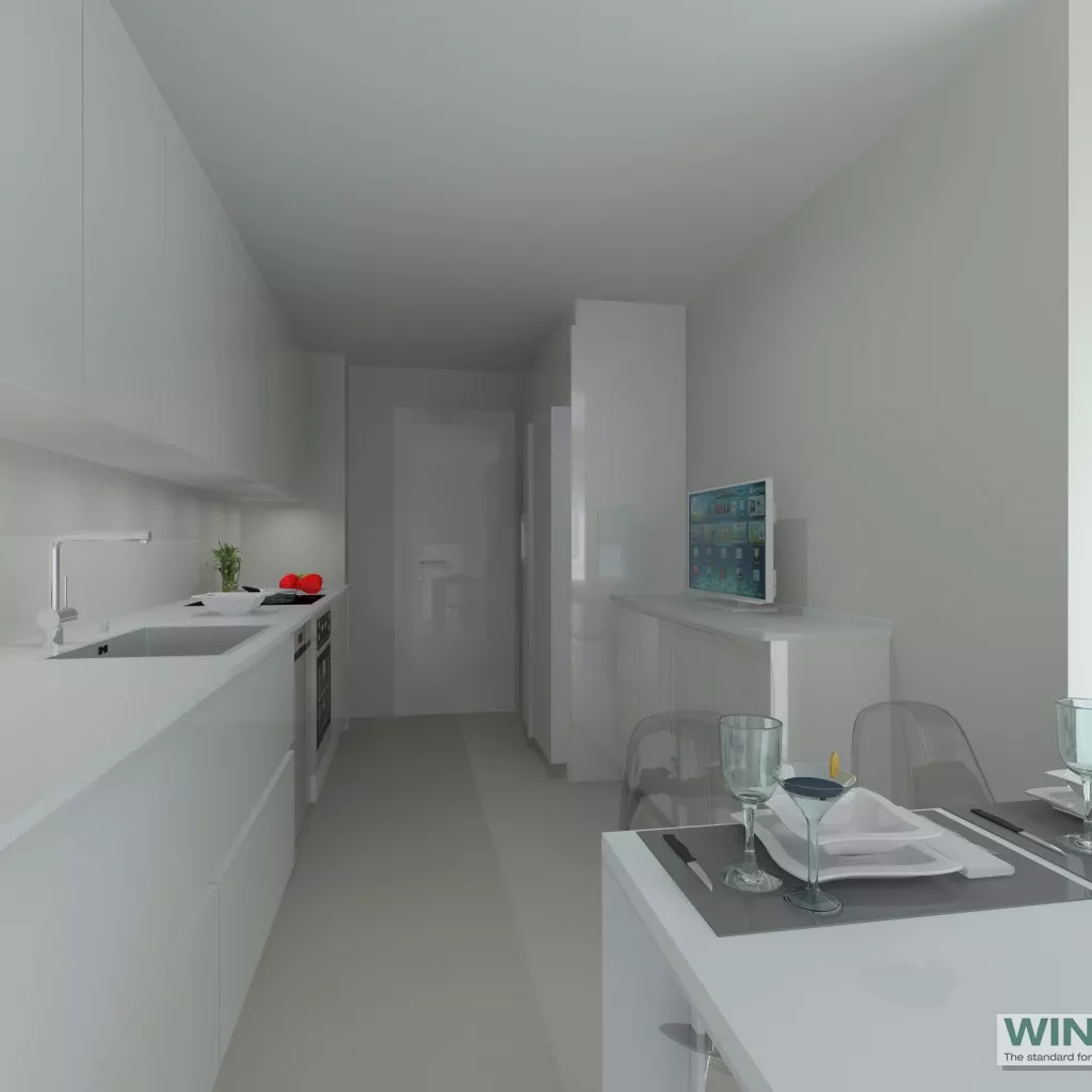 Madrid | Cocina Santos | Modelo Line E | Encimera Silestone