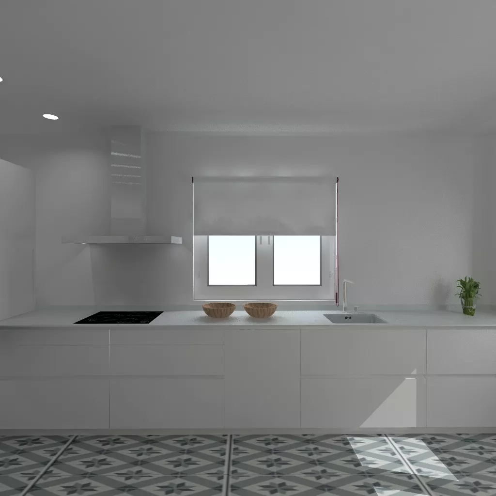 Madrid | Cocina Santos | Modelo Line Minos | Encimera Silestone