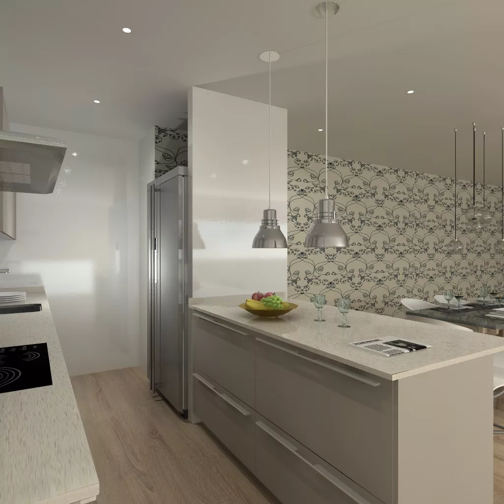 Madrid | Cocina Santos | Modelo Ariane | Encimera Silestone