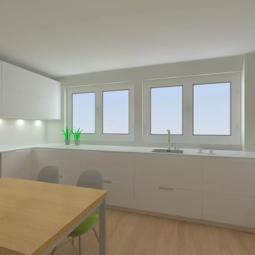 Madrid | Cocina Santos | Modelo Line E | Encimera Compac