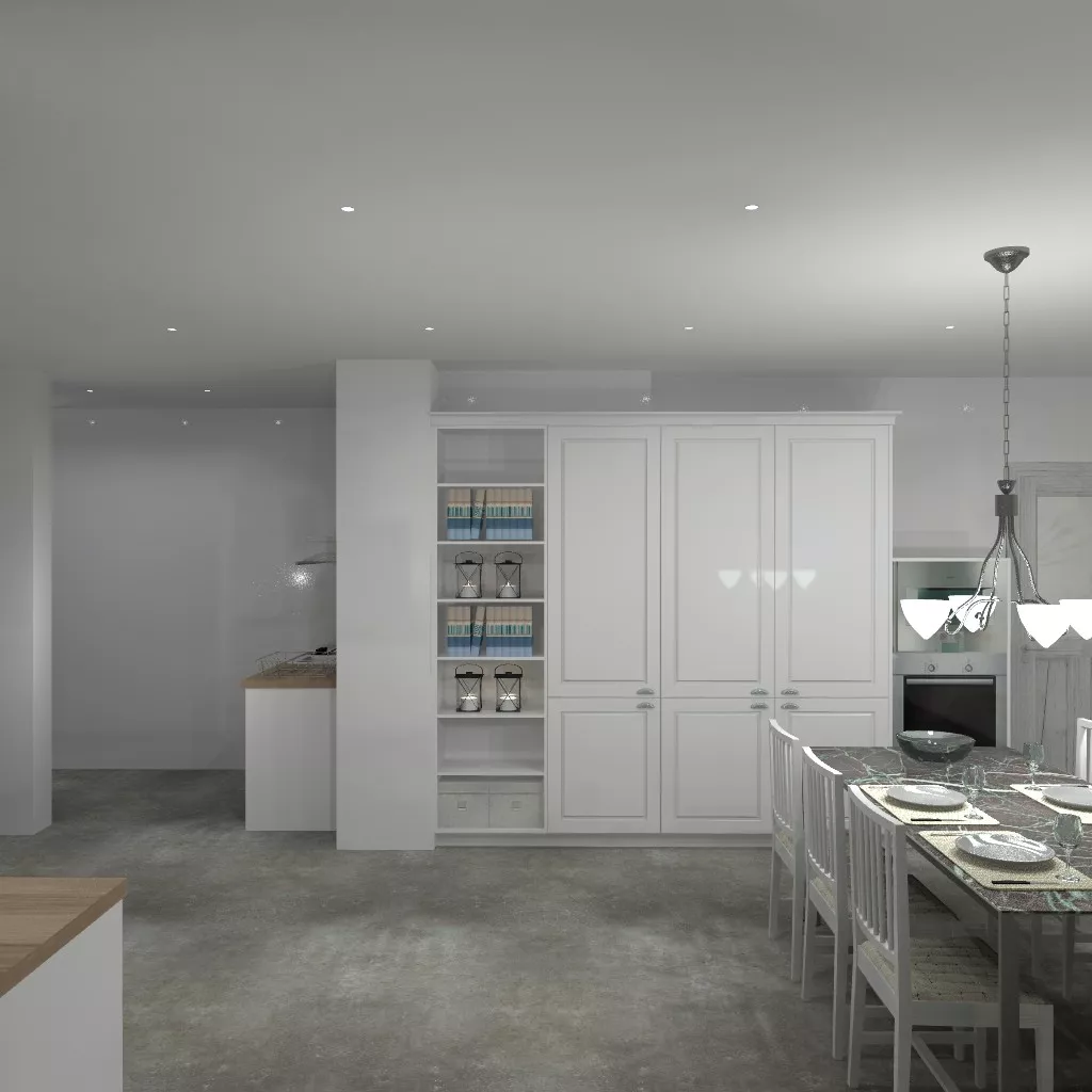 Madrid | Cocina Santos | Modelo Epoca | Encimera Madera