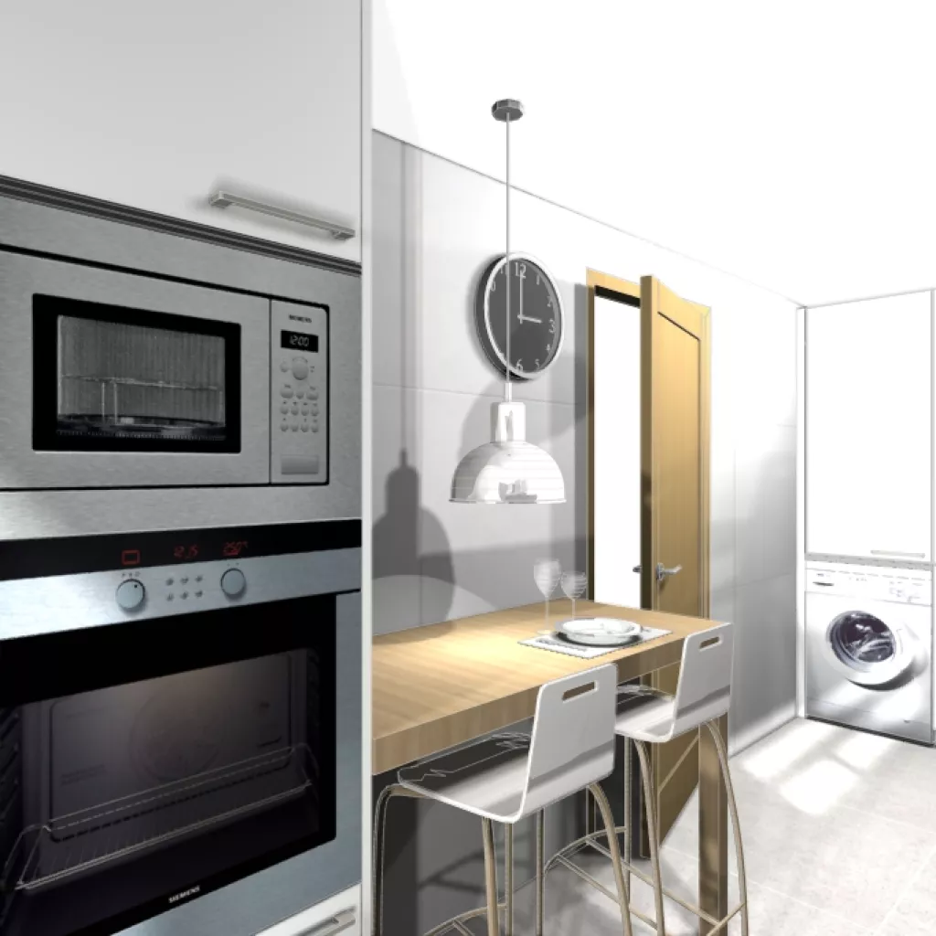 Las Rozas | Cocinas Santos | Modelo Arianne EC | Encimera granito