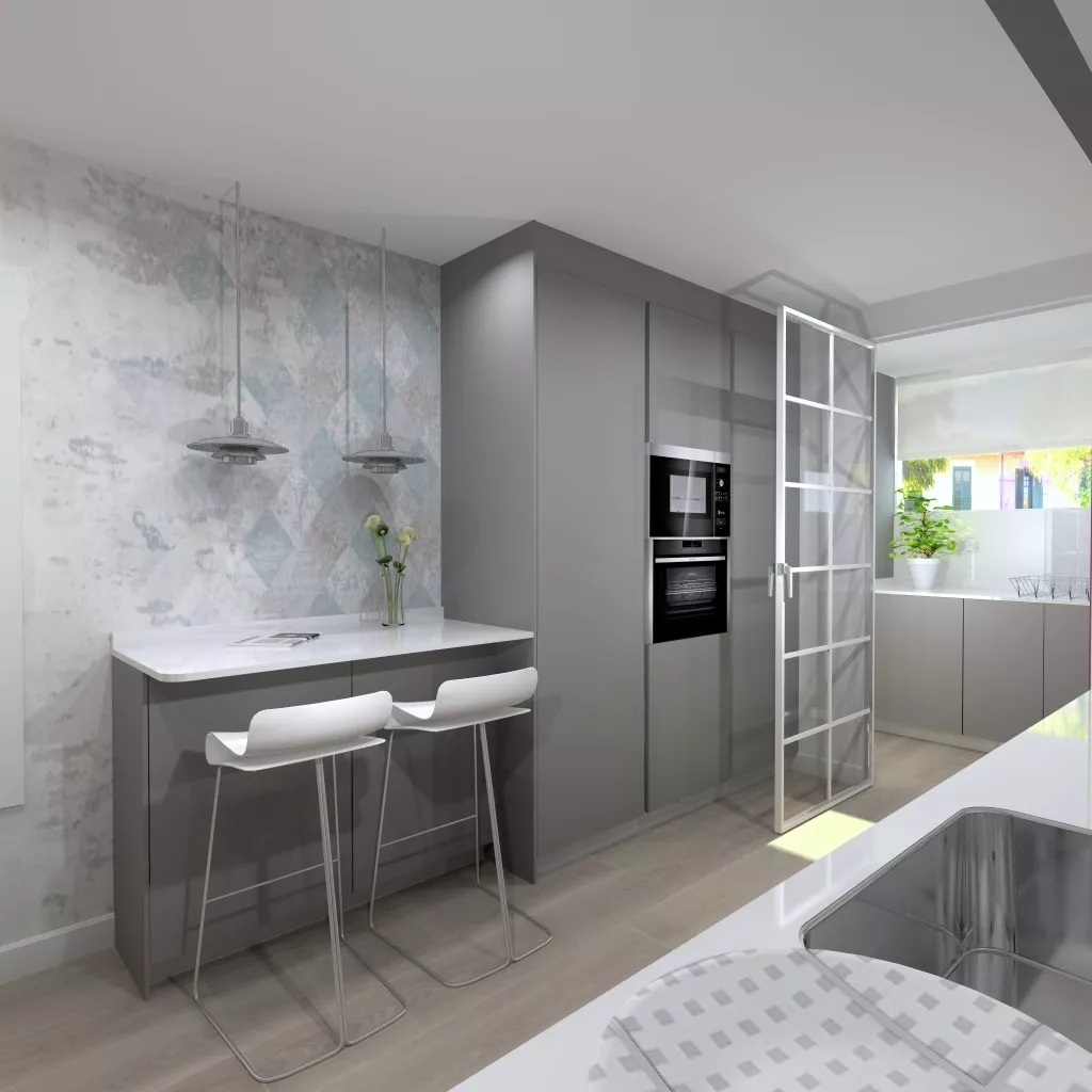 Una cocina única y moderna 