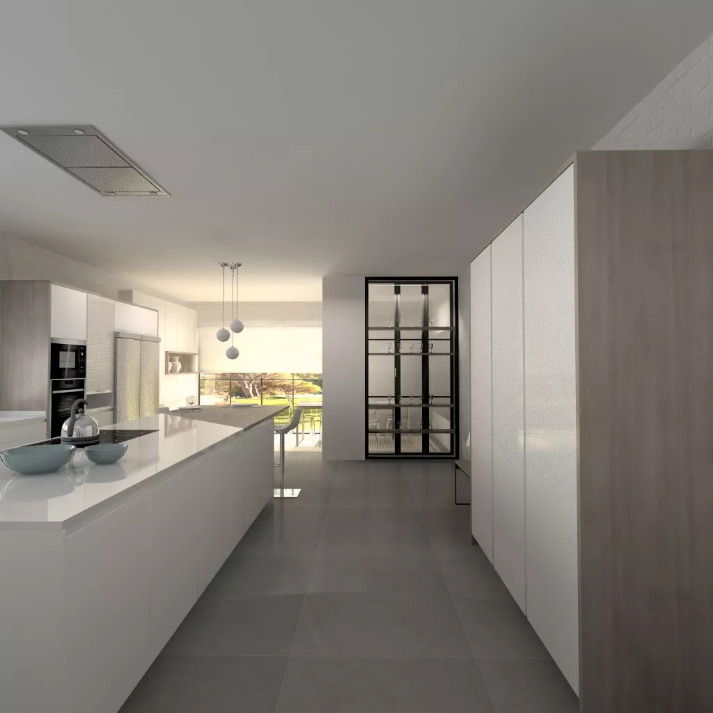 Una cocina de inspiración nórdica 