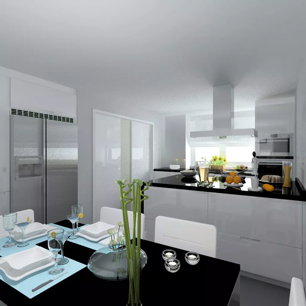 Madrid | Cocina Santos | Modelo Minos | Encimera Granito