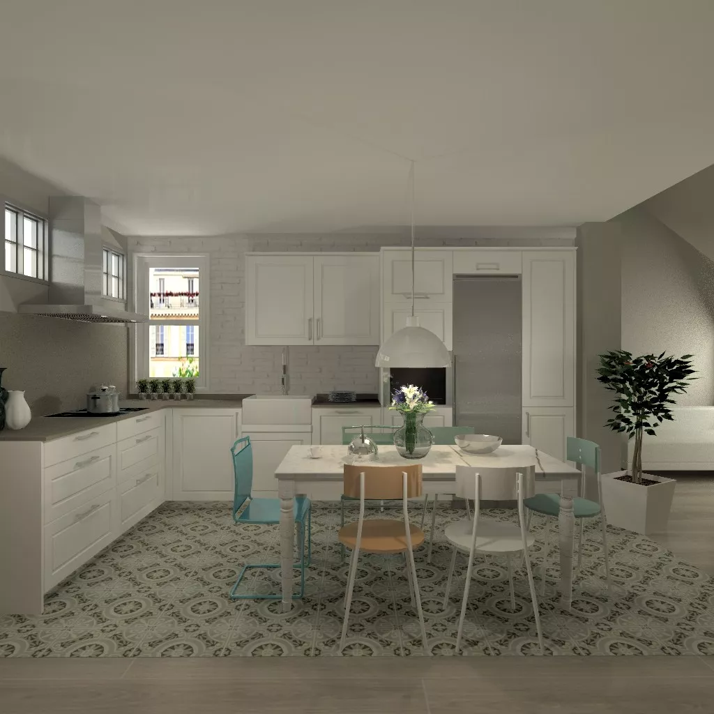 Madrid | Cocina Santos | Modelo Epoca | Encimera Silestone