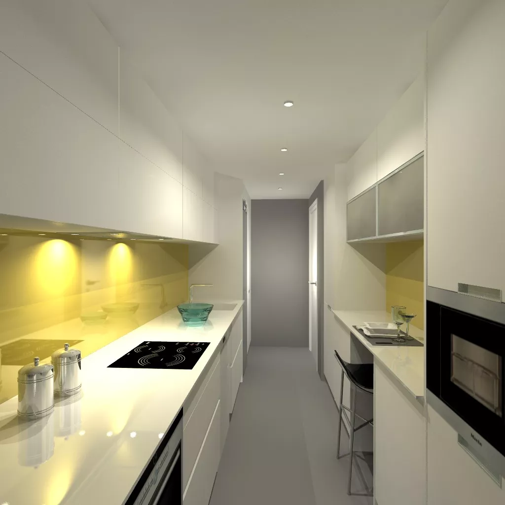 Madrid | Cocina Santos | Modelo Line | Encimera Dalian