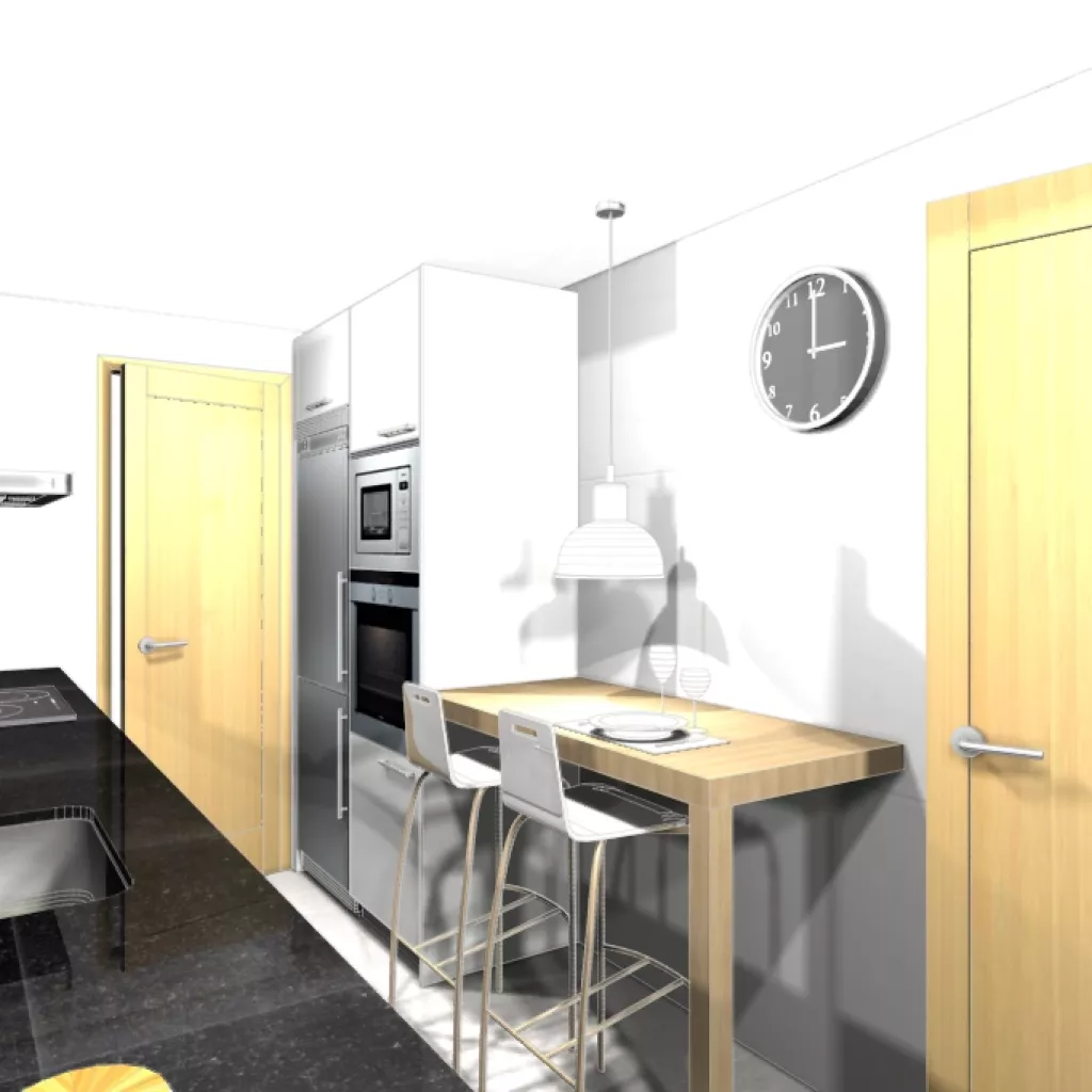 Las Rozas | Cocinas Santos | Modelo Arianne EC | Encimera granito