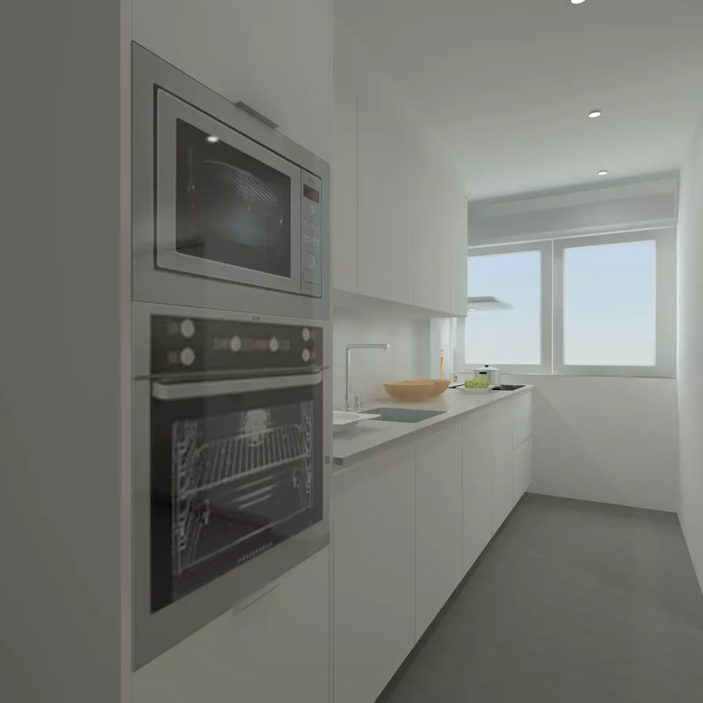 Madrid | Cocina Santos | Modelo Line E | Encimera Techlam