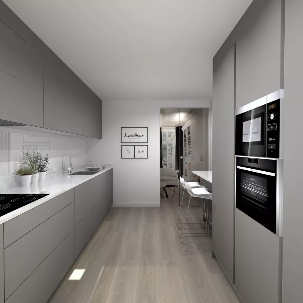 Una cocina única y moderna 