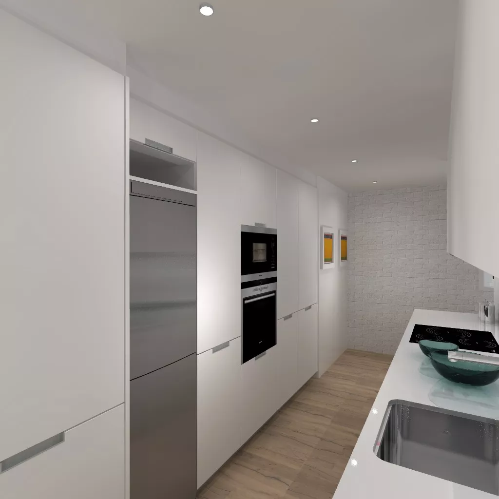 Madrid | Cocina Santos | Modelo Minos L | Encimera Silestone