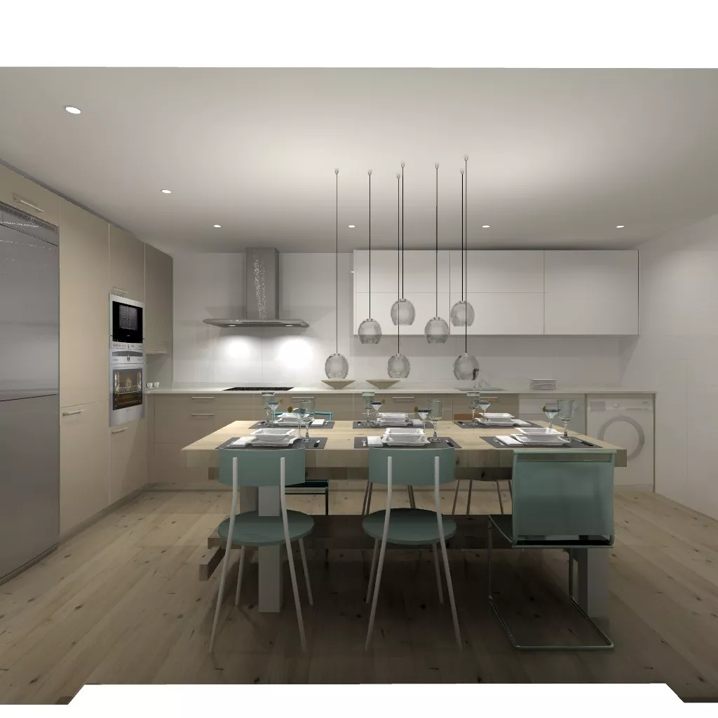 Aravaca | Cocinas Santos | Modelo Ariane 2 | Encimera Compac