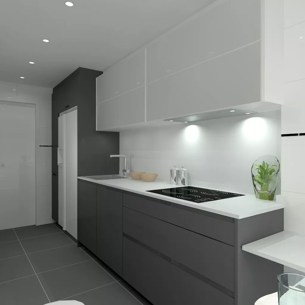 Madrid | Cocina Santos | Modelo Intra | Encimera Silestone