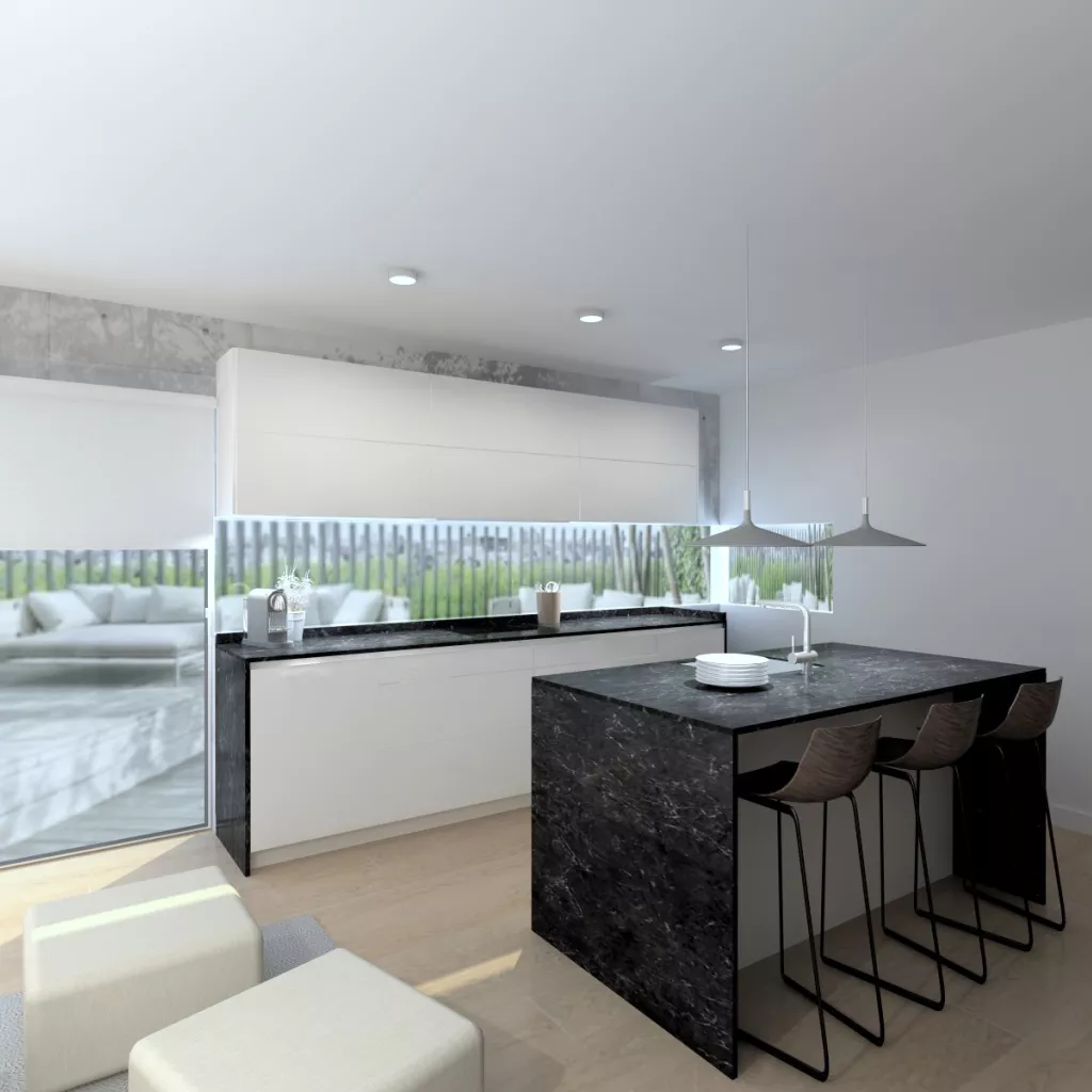 Cocina Santos en Color Blanco Innsbruck