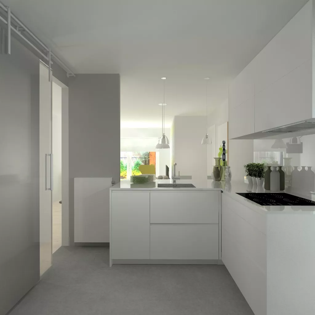 Madrid | Cocina Santos | Modelo Line | Encimera Silestone