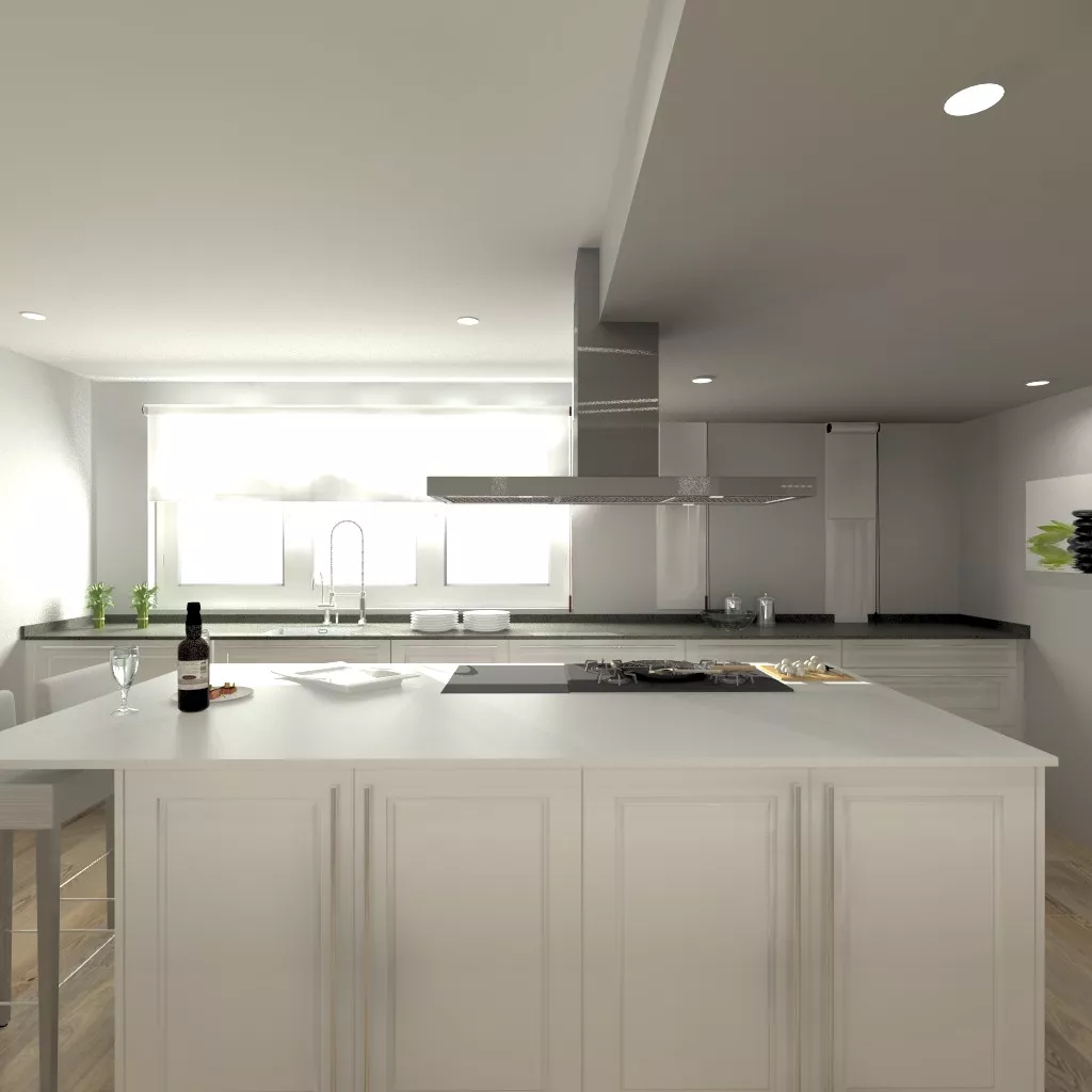 Las Rozas | Cocina Santos | Modelo Época | Encimera Silestone