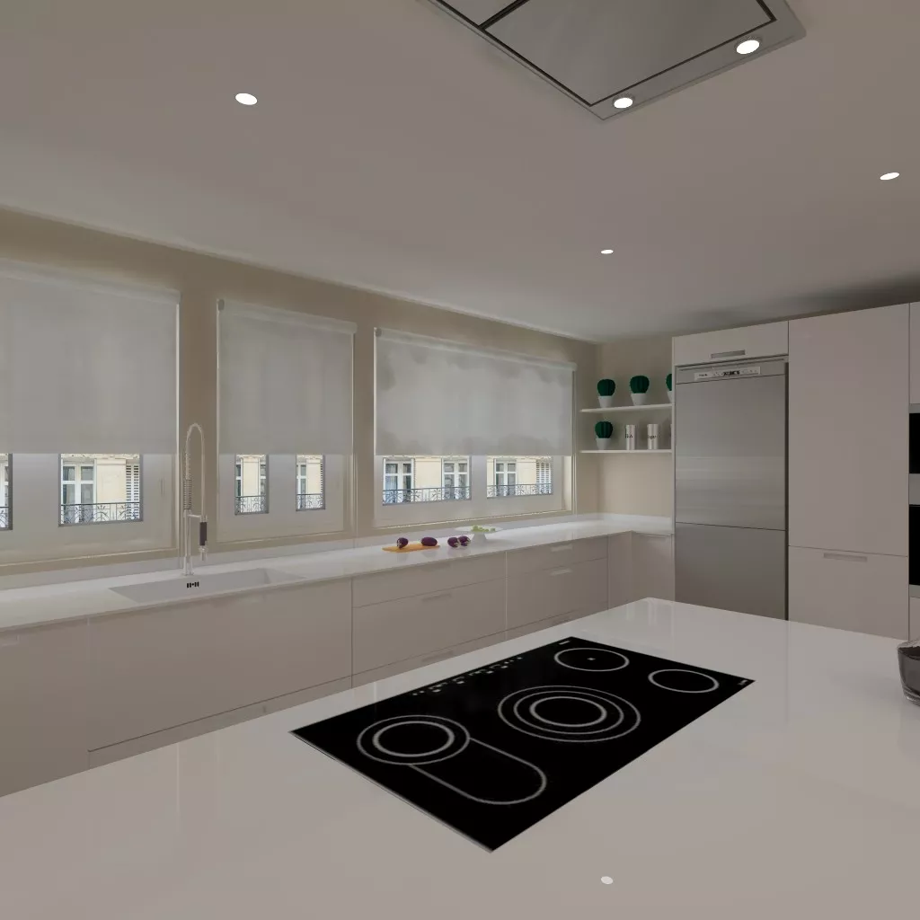 Pozuelo | Cocina Santos | Modelo Karmel SM | Encimera Dalian