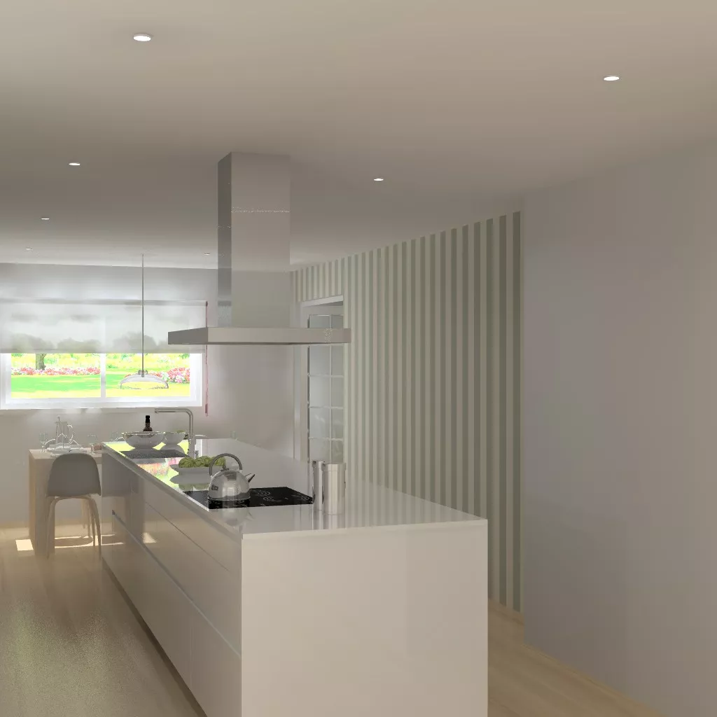 Madrid | Cocina Santos | Modelo Line | Encimera Silestone