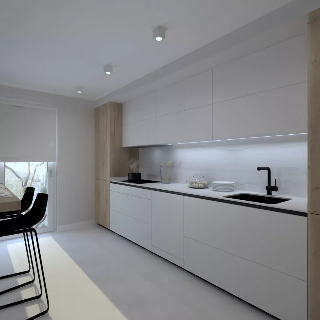 Cocina Blanco Sapporo Seda