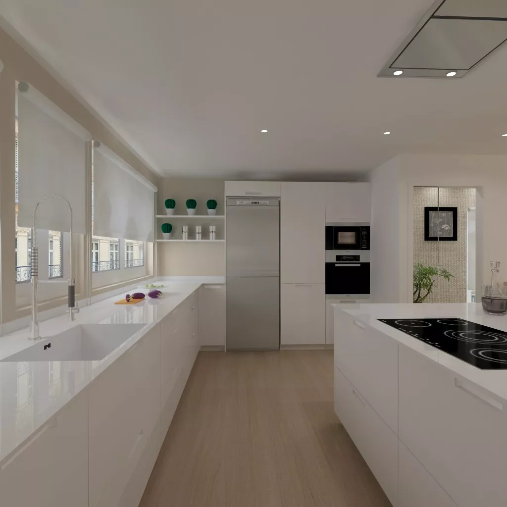 Pozuelo | Cocina Santos | Modelo Karmel SM | Encimera Dalian