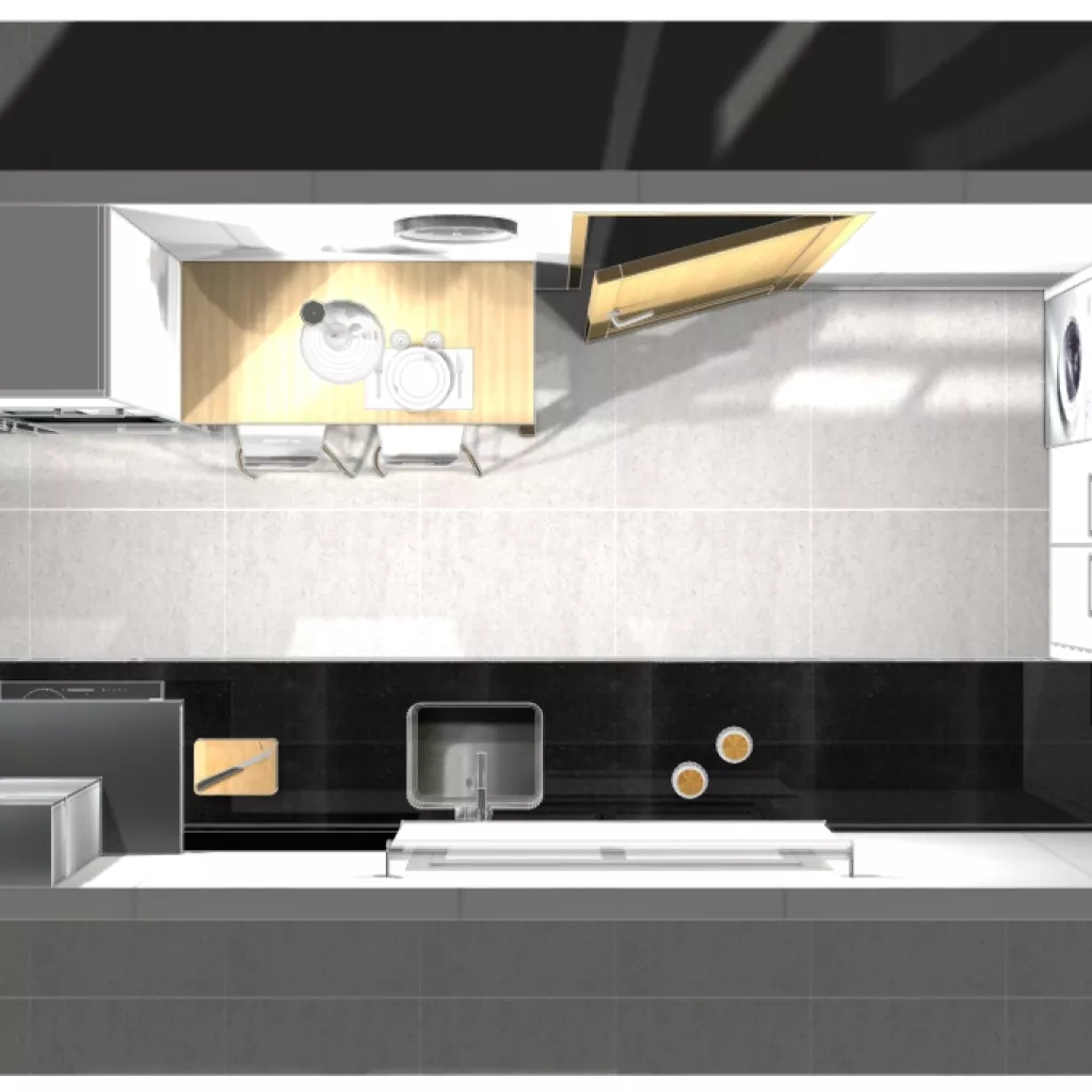 Las Rozas | Cocinas Santos | Modelo Arianne EC | Encimera granito